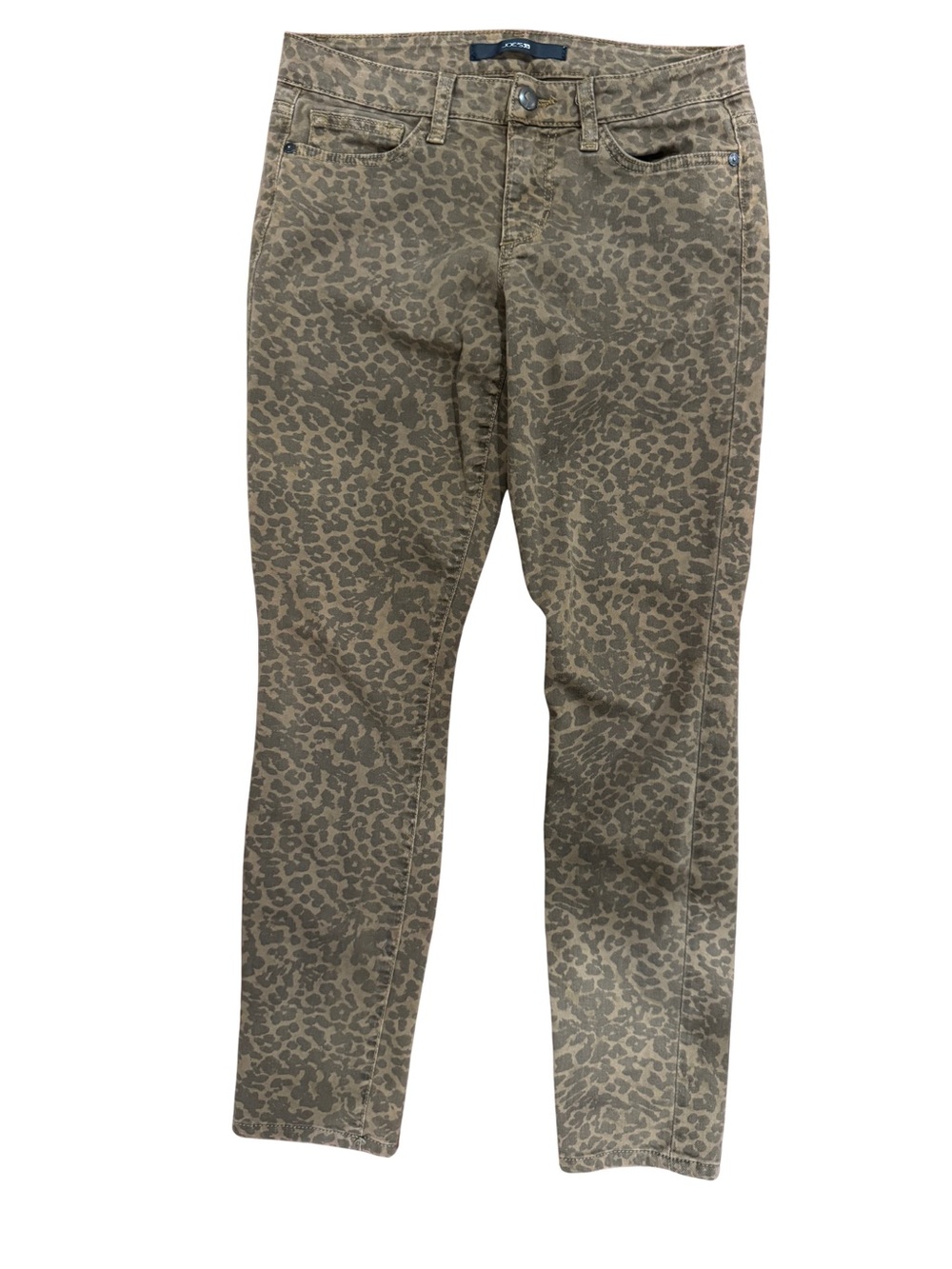 Joe’s Jeans Chelsea W27 Leopard Print Low Rise Skinny Ankle Jeans